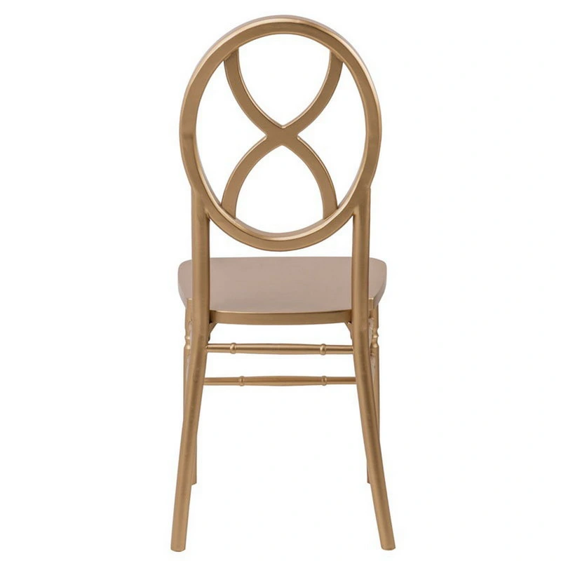 Gold Color Stackable Wood Chiavari Sandglass Dining Chairs