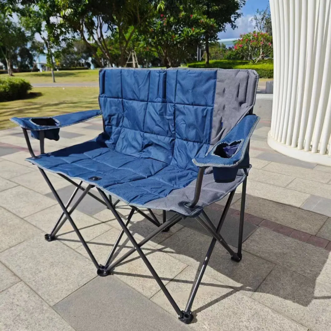 Double Person Outdoor Paded Camping Chair