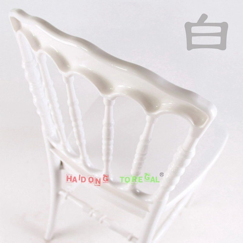 Garden White Color Acrylic Resin Wedding Garden Napoleon Dining Chairs