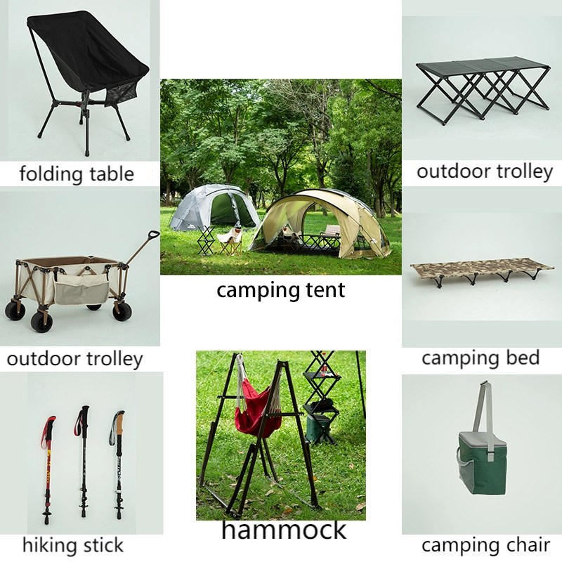 New Arriver Outdoor Portable Camping Rock Chair Camping Folding Rocking Chair for Adults