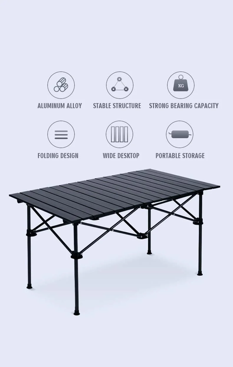 Outdoor Portable Camping Hiking Picnic Table Foldable Table