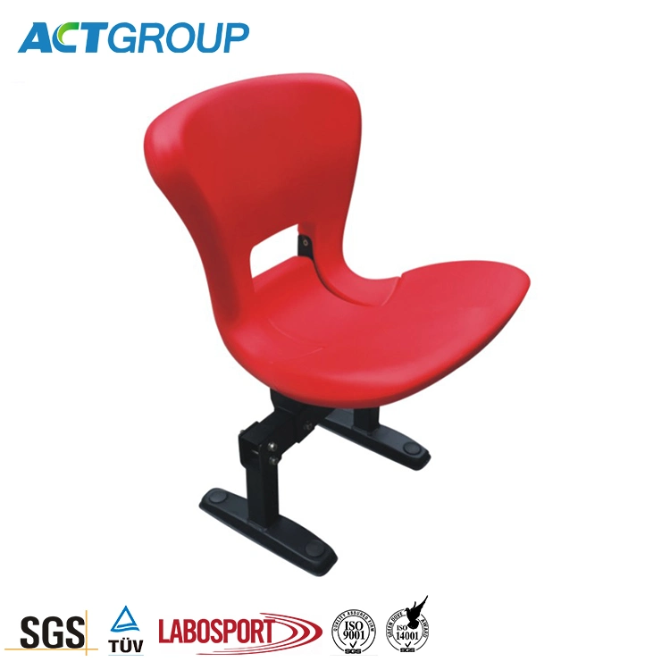 Without Armrest Style Durable Folding Plastic Seats Tip up Stadium Chair