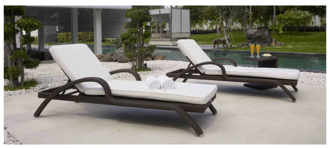 Beach Lounger Balcony Furniture Home &amp; Garden Swimming Pool Furniture Wholesale Price Quality Control, Sun Lounger