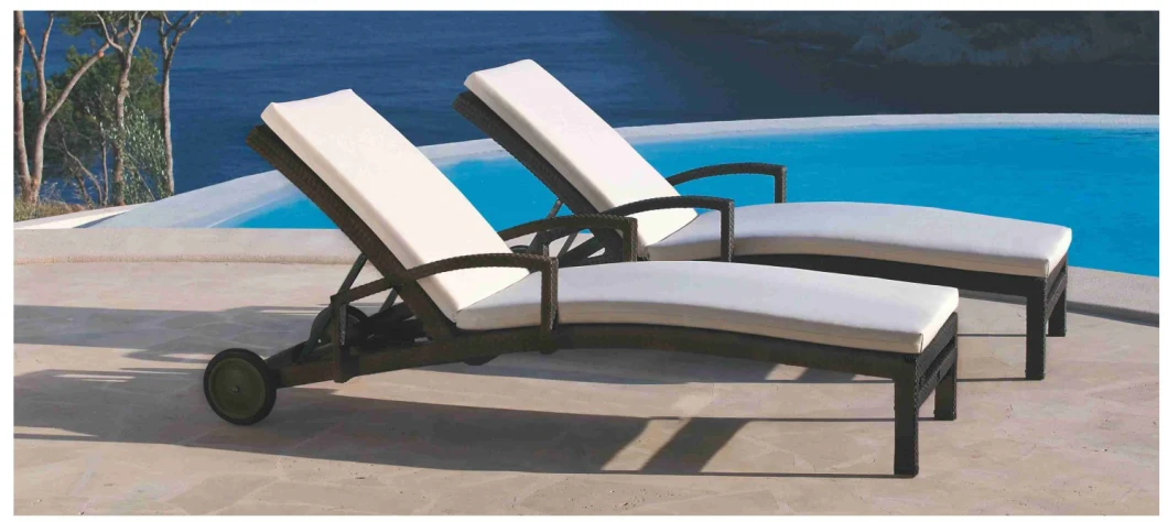 Beach Lounger Balcony Furniture Home &amp; Garden Swimming Pool Furniture Wholesale Price Quality Control, Sun Lounger