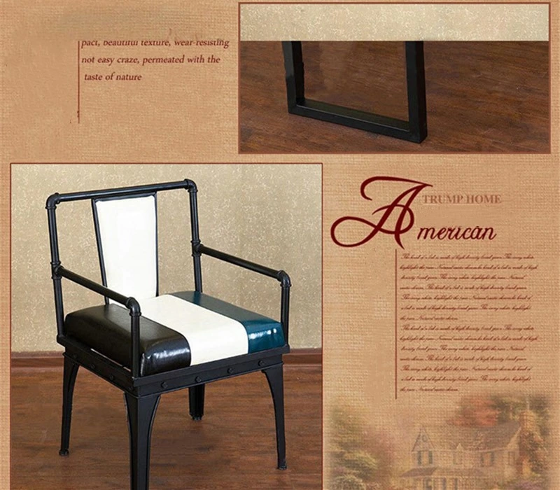 American Industrial Style Dining Chair Restaurant Furniture 0350