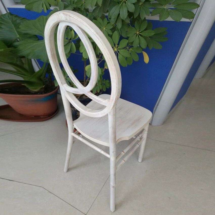 Gold Color Stackable Wood Chiavari Sandglass Dining Chairs