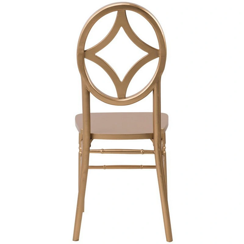 Gold Color Stackable Wood Chiavari Sandglass Dining Chairs