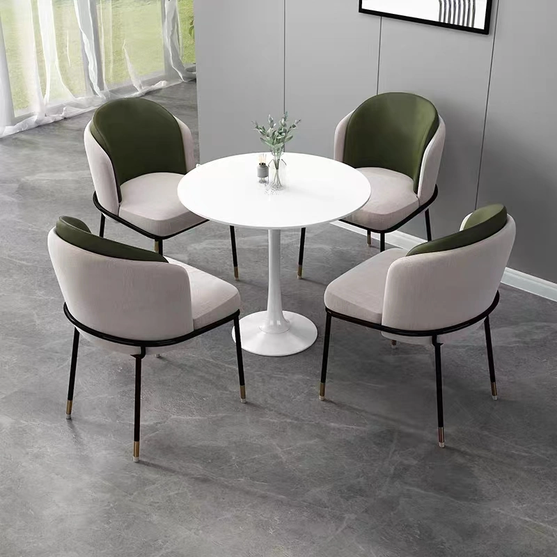 Wholesale Nordic Home Furniture Living Room Fabric Leisure Sillas Grey Dining Chair