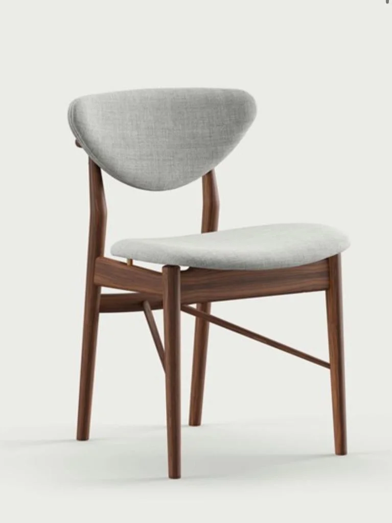 2023 New in Wholesale Unique Design Natural Oak and Walnut Dining Chairs