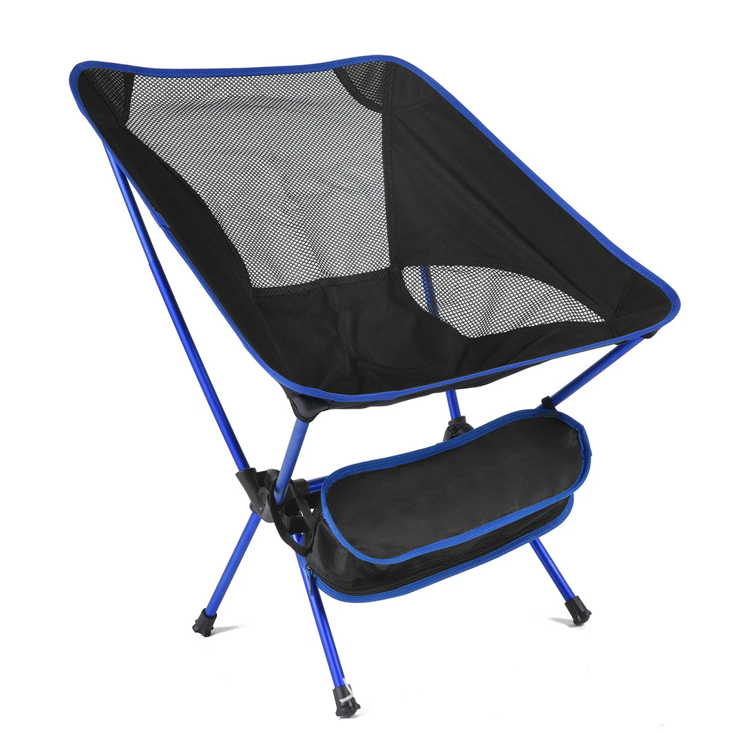 Wholesale Outdoor Aluminum Alloy Portable Double Pole Folding Camping Fishing Chairs