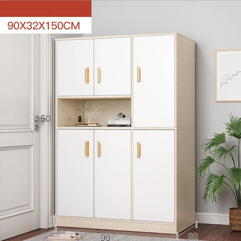 Sliding Door Shoe Cabinet Household Entrance Large Capacity High Vertical Simple Modern Porch Cabinet Heightening Multi-Layer Sliding Door Shoe Rack