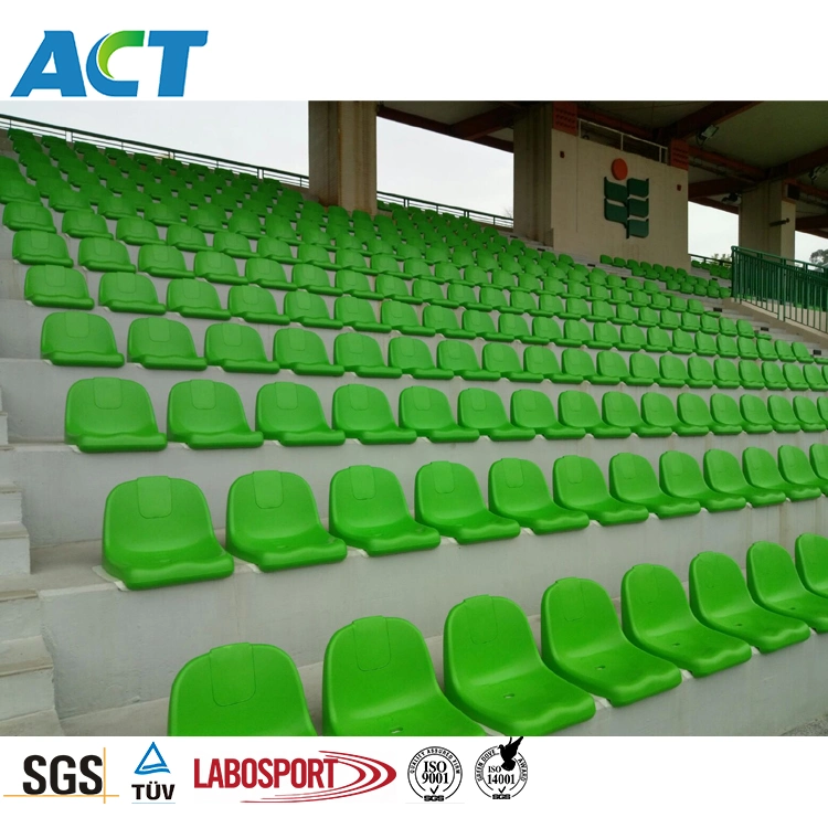 Without Armrest Style Durable Folding Plastic Seats Tip up Stadium Chair