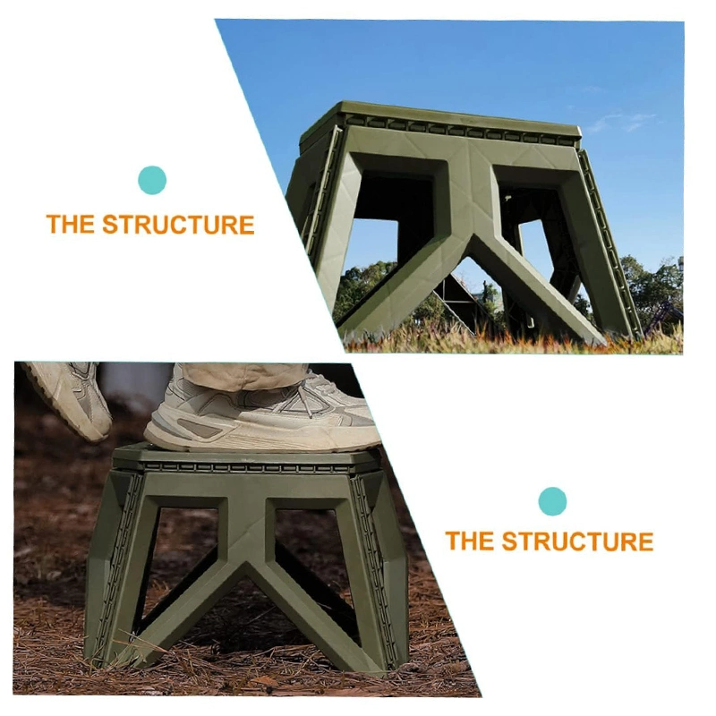 Custom Sturdy Portable Collapsible Telescopic Seat Camping Chair Retractable Folding Stool