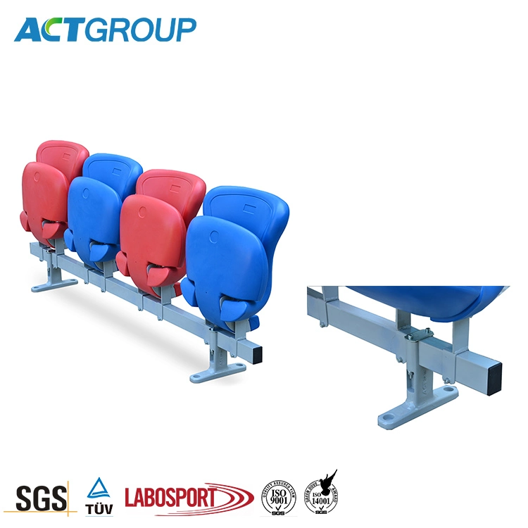 Without Armrest Style Durable Folding Plastic Seats Tip up Stadium Chair