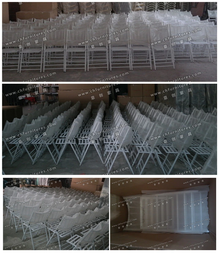 2019 New Design White Tiffany Chiavari Folding Chair for Wedding and Event (YC-A333)