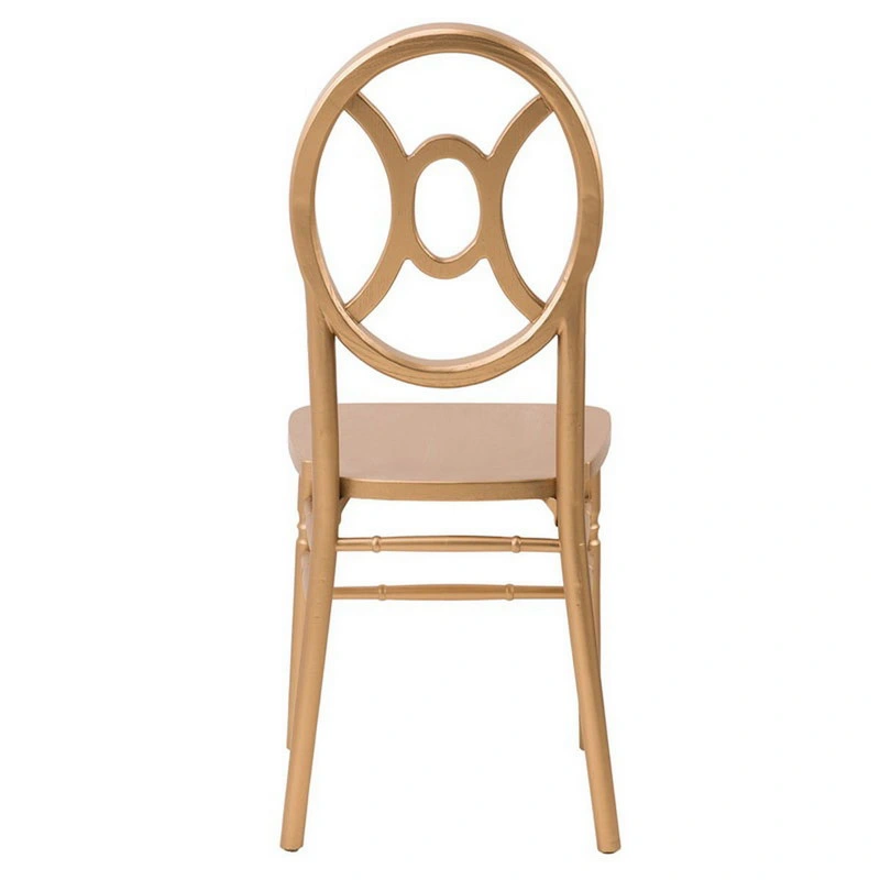 Gold Color Stackable Wood Chiavari Sandglass Dining Chairs