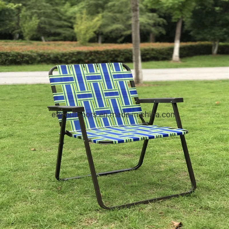 Lightweight Foldable Beach Chair Lawn Chair Garden Chair Camping Chair with Armrest