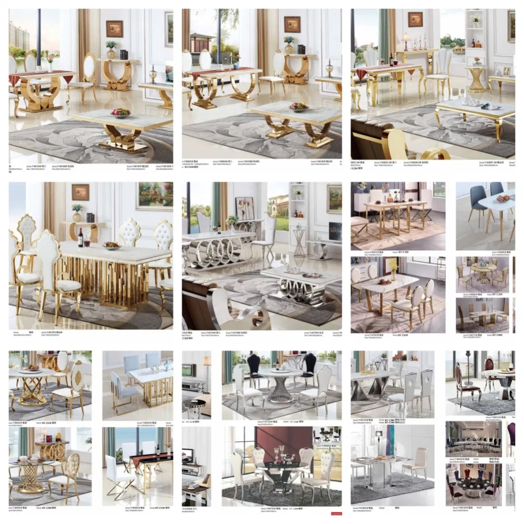 Modern Stackable Hotel Restaurant Wedding Banquet Chair Hot Sale Round Gold Frame Metal Chair General Use Kitchen Wedding Stainless Steel Dining Chair