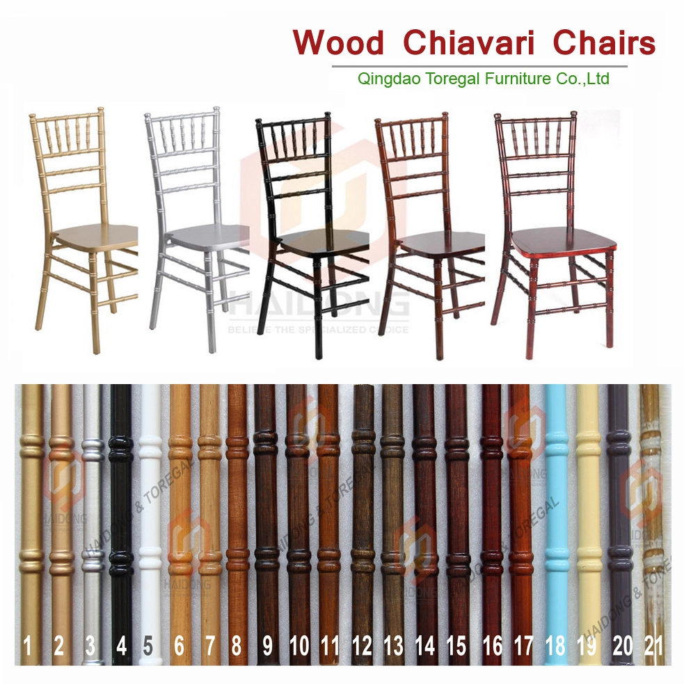 China Limewash Color Wooden Sillas Tiffany Chiavari Hotel Dining Chair