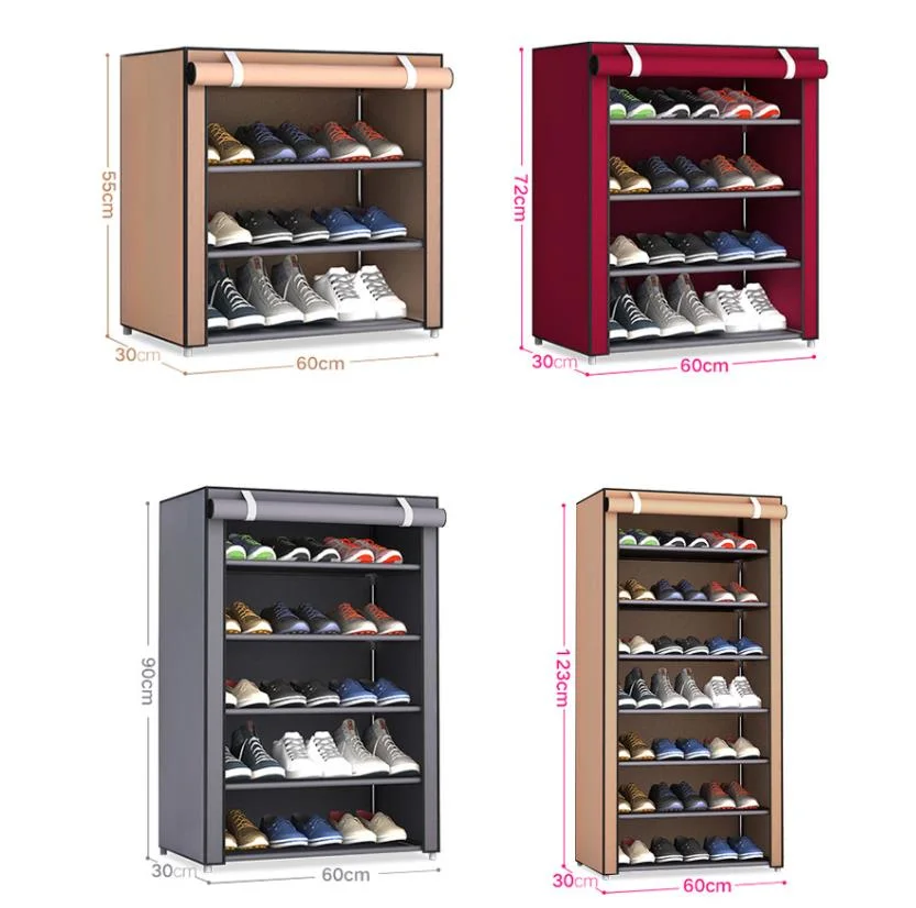 Wholesale Non-Woven Folding Fabric Shoe Cabinet Storage Organiser