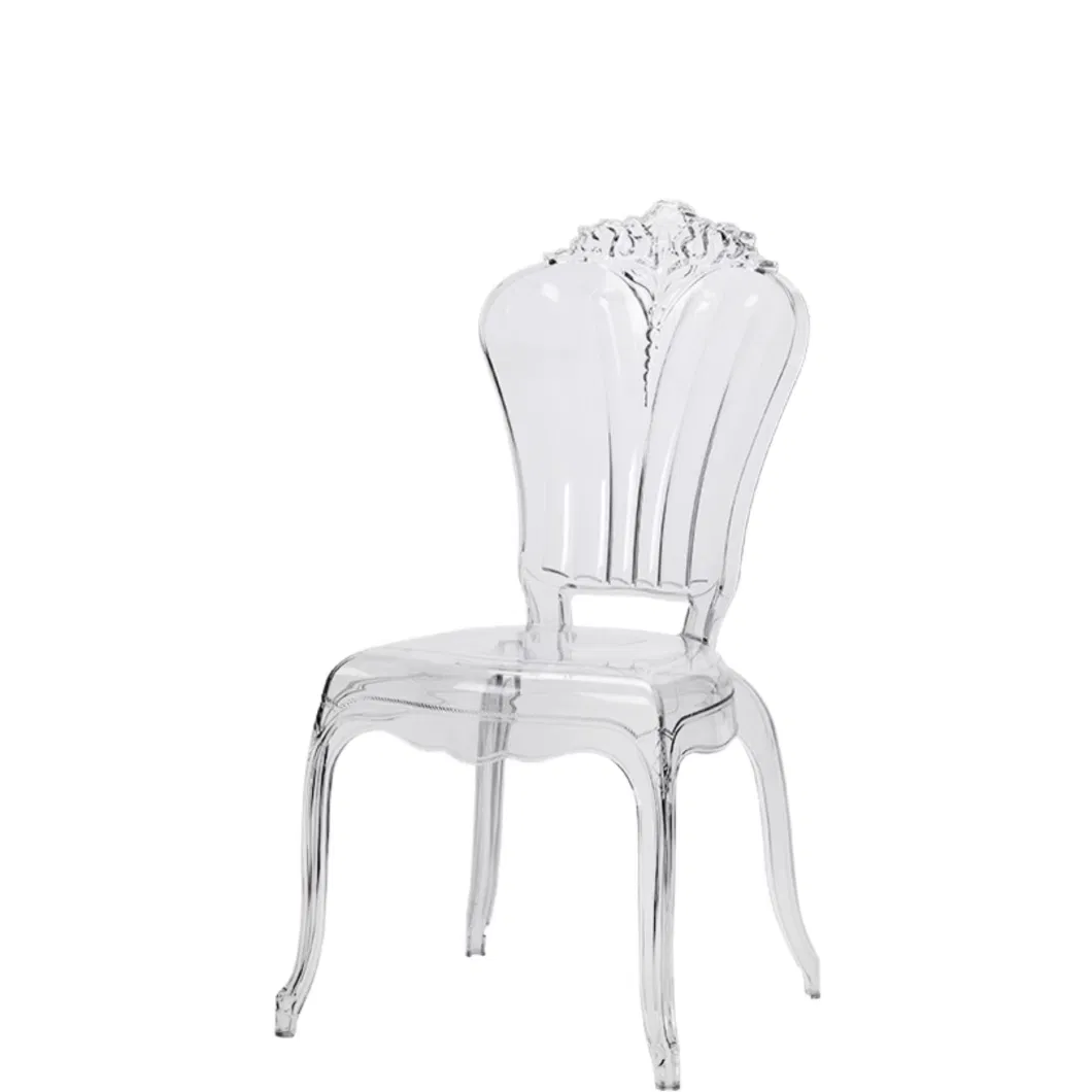 Modern Fancy Banquet Acrylic Dining Chairs for Events and Restaurant Wedding