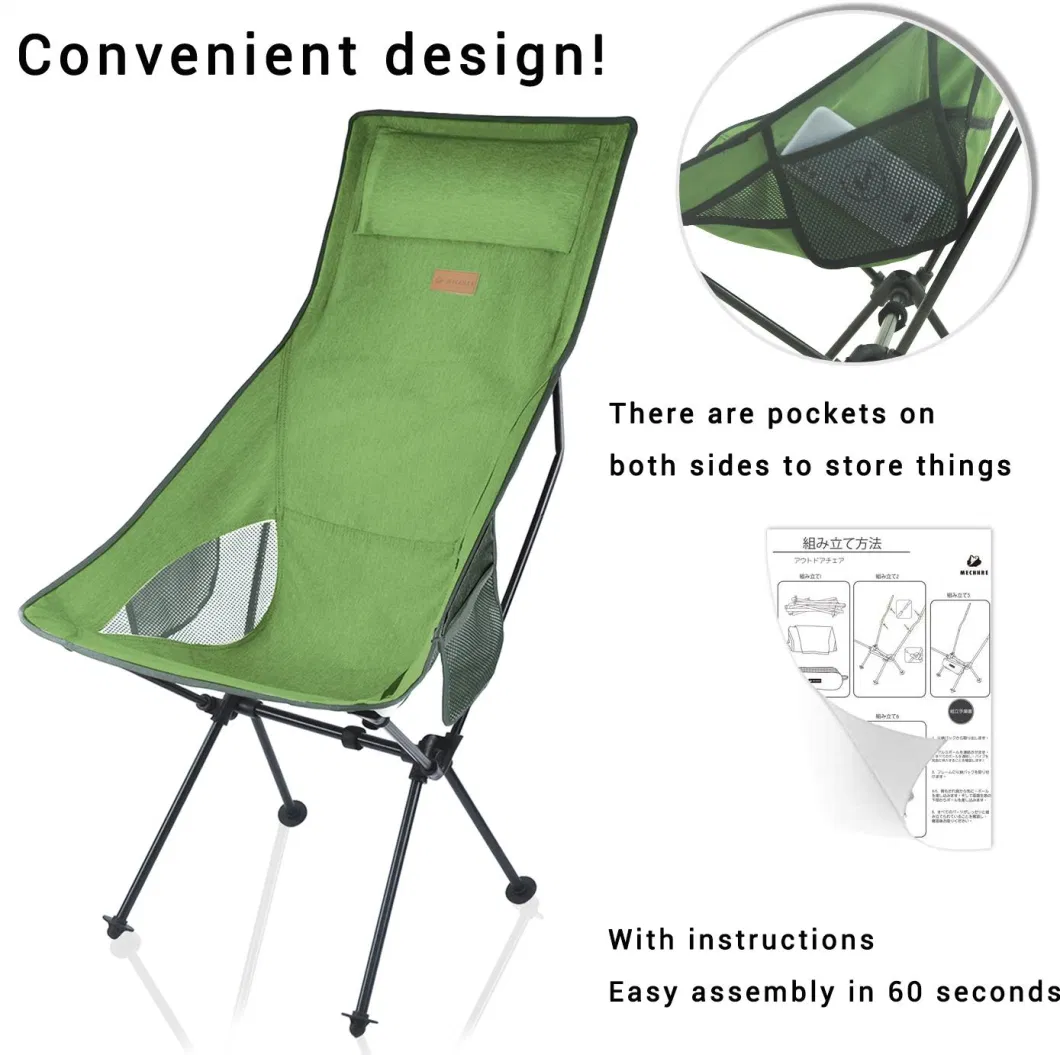 Fashion Adjustable Camping Chair Fabric Outdoor Fishing Chair Picnic Chair