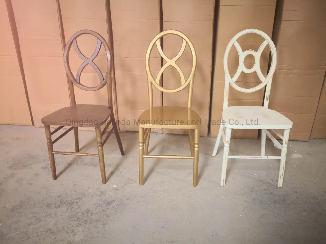 Popular Cheaper Price Powder Coating Commercial Furniture Restaurant Vintage Industrial Stackable Solid Wood Phoenix Round Back Dining Chair