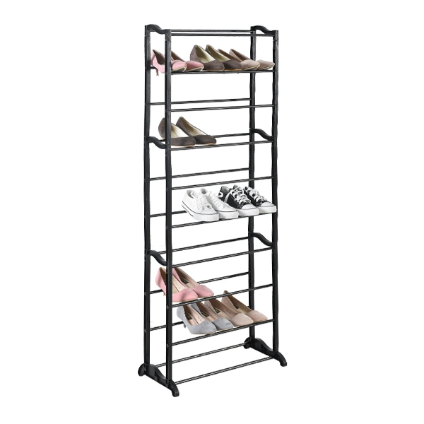 10 Tier Plastic Shoe Rack (TV0432)