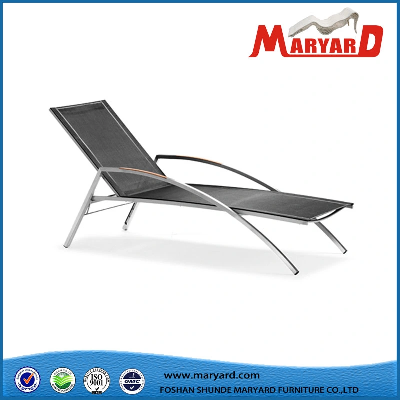 Luxury Outdoor Beach Furniture Aluminum Furniture Double Sunbed Sun Lounger