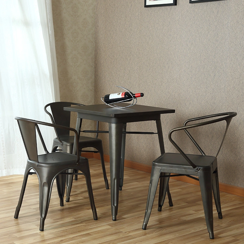 China Whoelsale Modern Restaurant/Hotel/Office Furniture Home Dining Room Ergonomic Black Tolix Chair