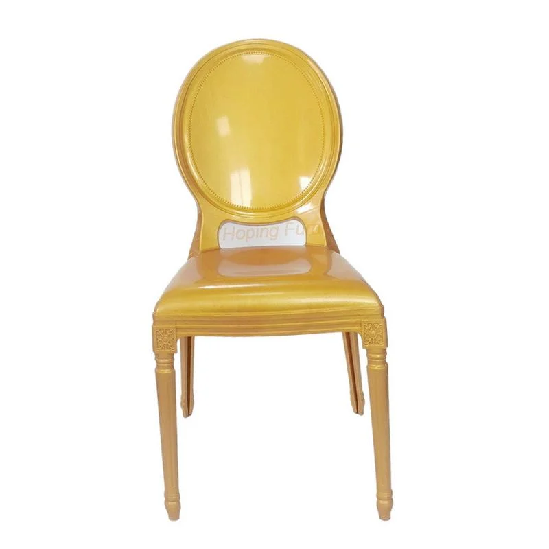 Low Price Plastic Round Back Louis Dining Chairs restaurant Chairs Outdoor Picnic Wedding Event