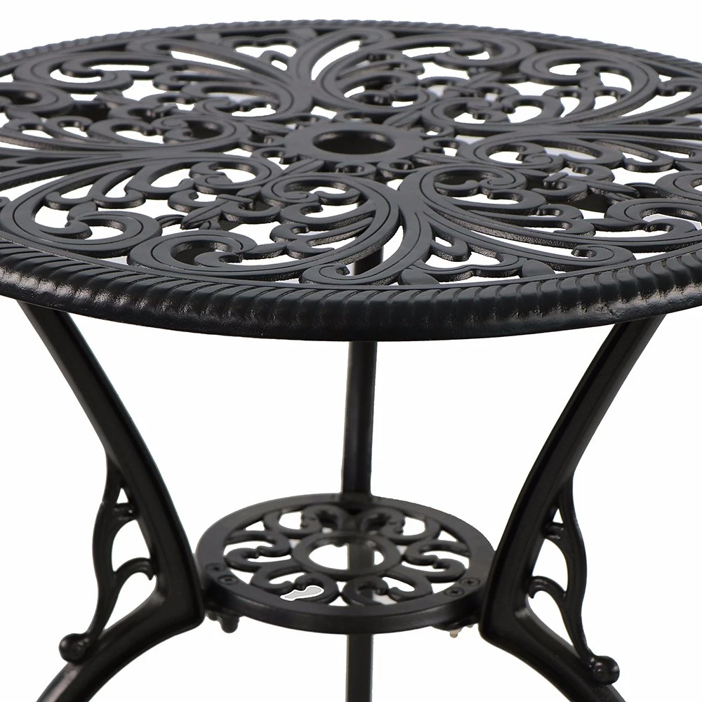 Cast Aluminum Outdoor Dining Table Garden Picnic Table