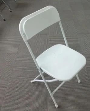 Wholesale Garden Outdoor PP Stackable White Plastic Folding Chairs