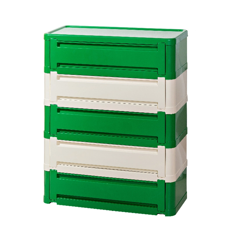 Colorable and Practical Plastic Storage Shoe Cabinet for Living Room