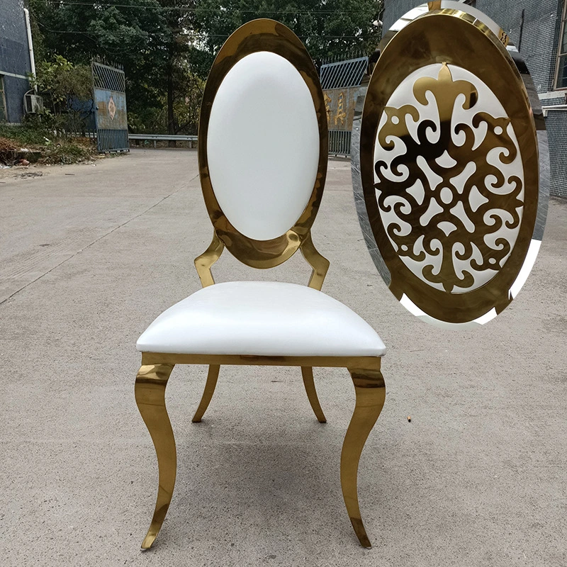 Golden Stainless Steel Chairs Event Wedding Party Decoration Wedding Chairs