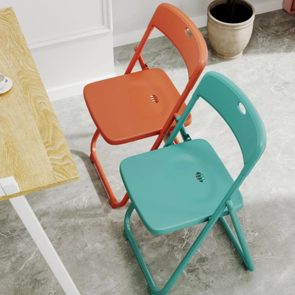 Simple Plastic Folding Simple Chair Stool Ci20791