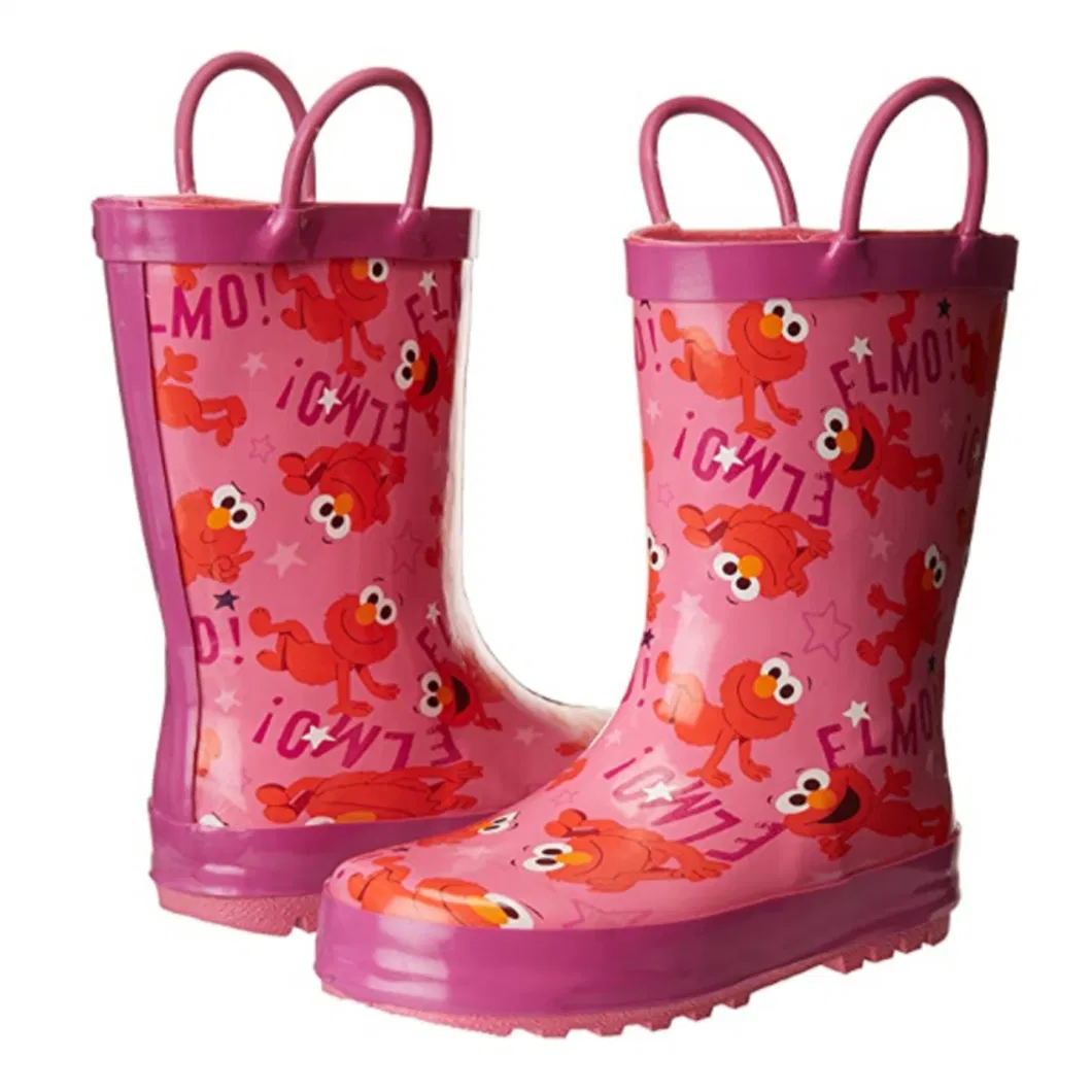 Girl&prime; S Rain Boots Waterproof Kids Rain Boots Outdoor Shoes