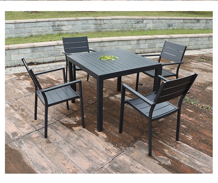 Top Quality Outdoor Garden Rattan Furniture Outside Table and Chair Dining Set Bistro Sets