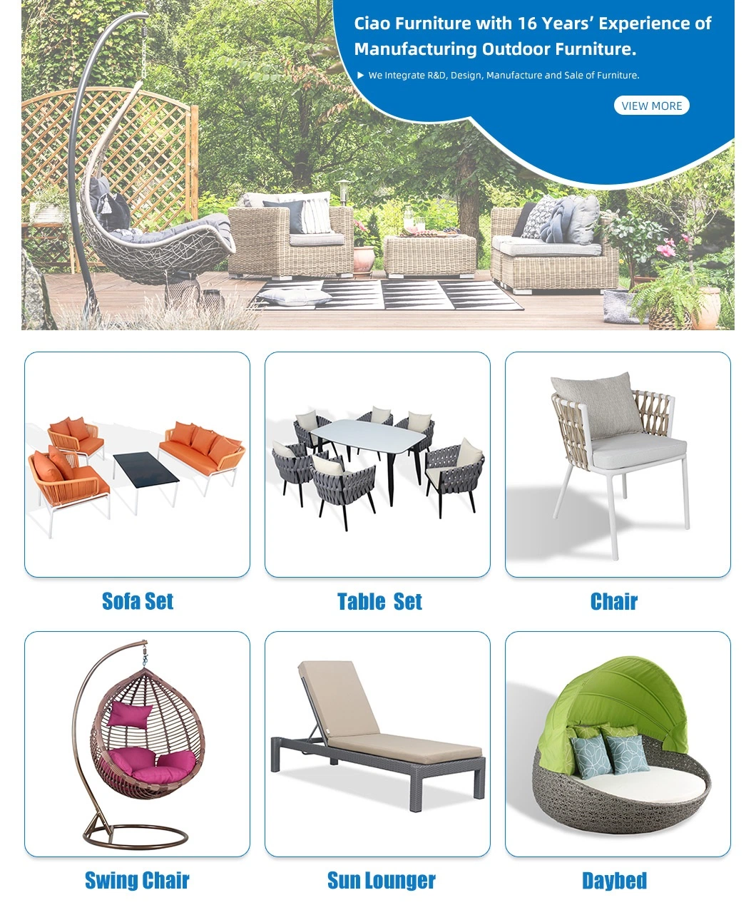 Commercial Pool Deck Furniture Aluminum Frame Mesh Fabric Outdoor Chaise Lounge