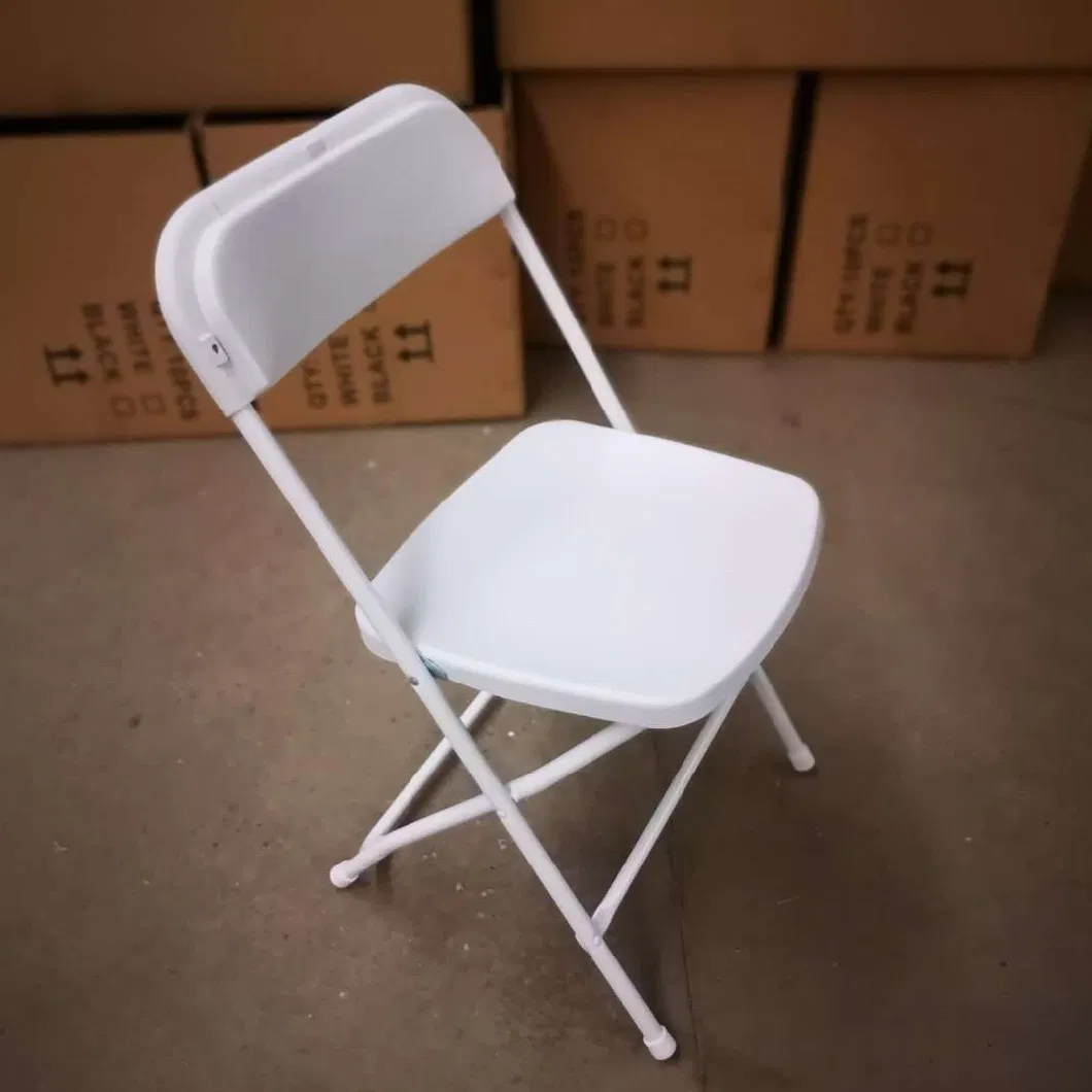 White Plastic Folding Chair Outdoor Resin Folding Hotel Party Wedding Chairs