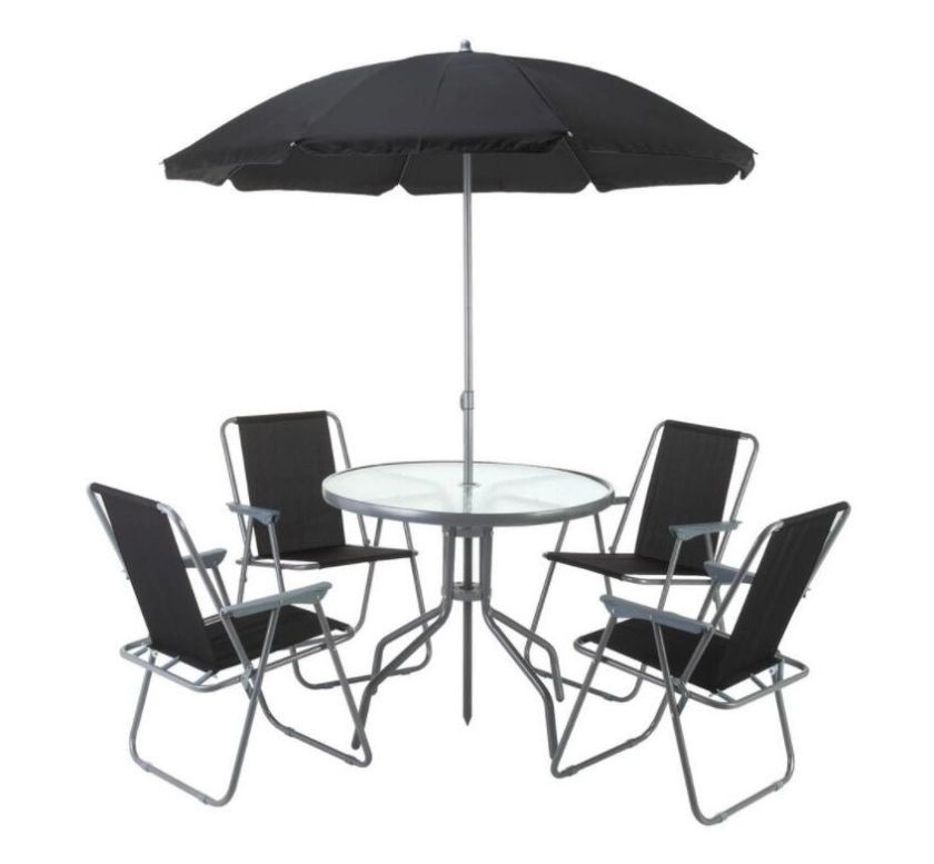 Modern Furniture Yard Patio Outdoor Cafe Coffee Furniture Restaurant Beach Folding Table Sets Camping Chair