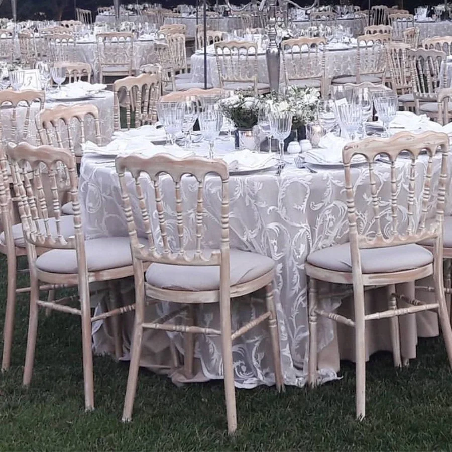 High Quality Hotel Wedding Event Plastic Resin White Napoleon Chairs