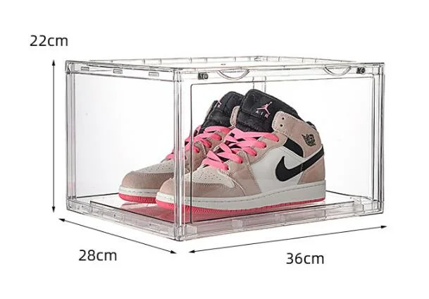 Full Transparent Acrylic Basketball Shoes Doll Building Blocks Bag Hand Shoe Rack