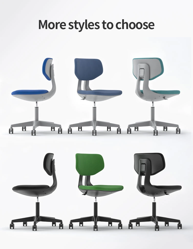 School Furniture Folding Plastic Fabric Student Lecture Training Chair with Writing Pad Tablet