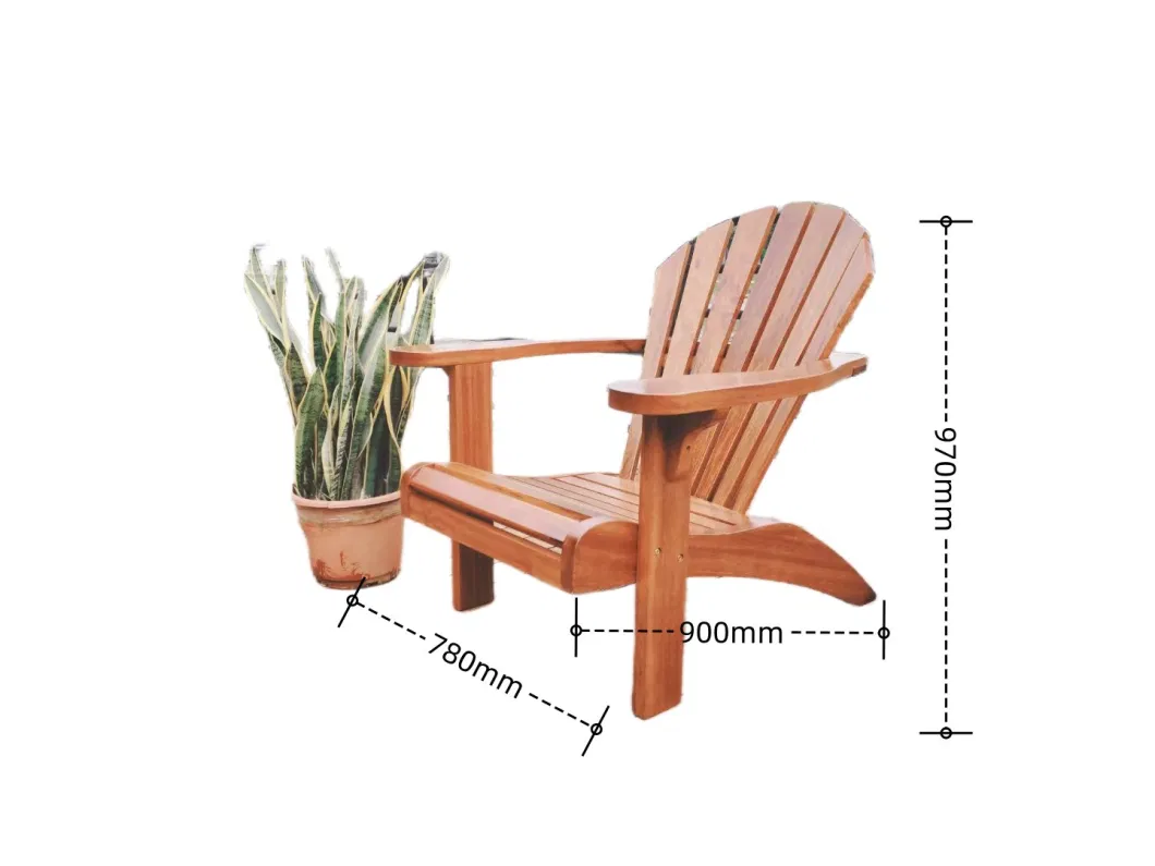 Wholesales Wooden Modern Outdoor Furniture Garden Park Yard Bench Chair