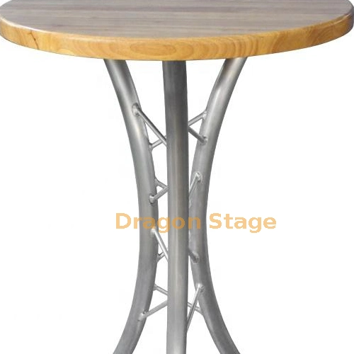 Dragonstage Aluminum Bar Club Modern Comfortable High Cafe DJ Table and Chair