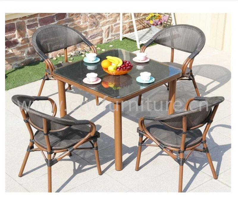 Stackable Restaurant Chairs Outdoor Garden Metal Dinner French Bistro Dining Room Chair