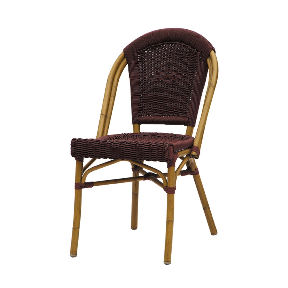 Wicker Rattan French Bistro Dining Chair