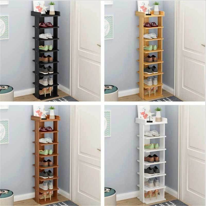 Simple Modern Simple Shoe Rack Multi-Layer Household Storage Cabinet Dormitory Economical Shoe Cabinet Shoe Rack Door Shoe Rack