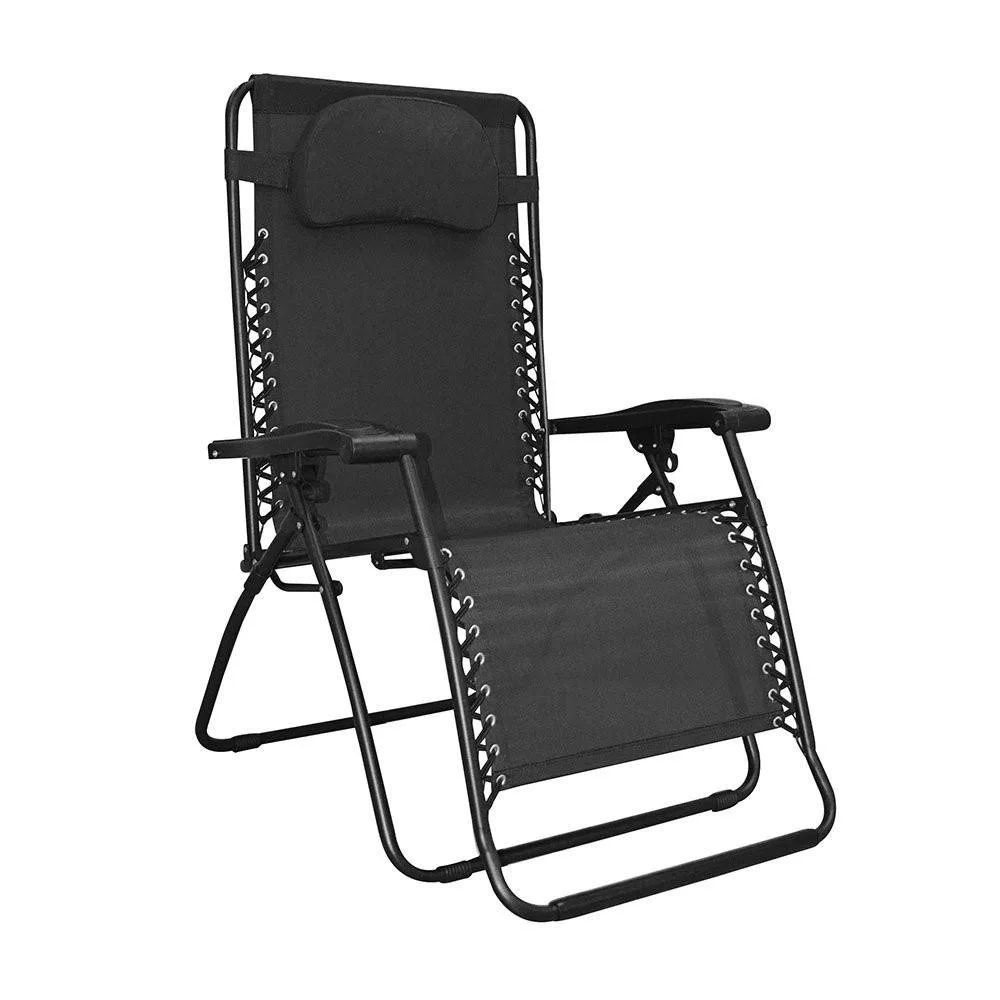 Outdoor Adjustable Folding Zero Gravity Chair Camping Portable Recliner Chair